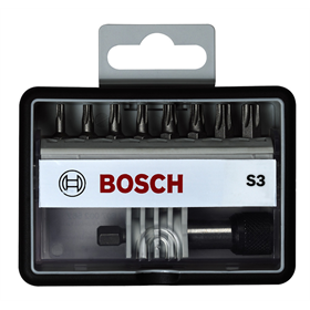 8+1tlg. Robust Line Schrauberbit-Set S Extra-Hart Bosch 2607002562