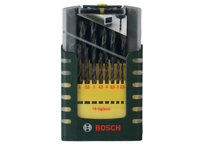 Satz Metall-Bohrer HSS-R, 19 Elemente Bosch 2607017151