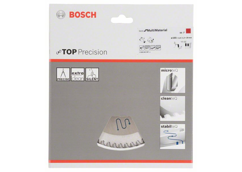 Kreissägeblatt Top Precision Best for Multi Material 165x20mm T56 Bosch 2608642387