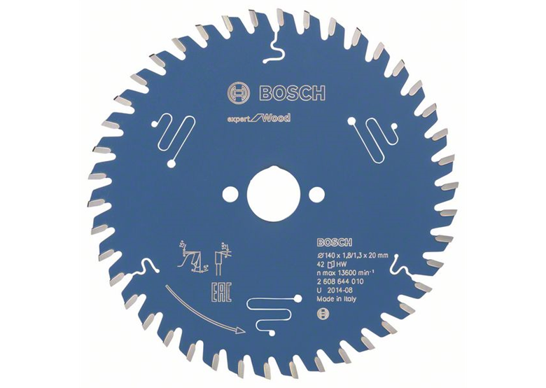 Kreissägeblatt Expert for Wood 140x20mm T42 Bosch 2608644010