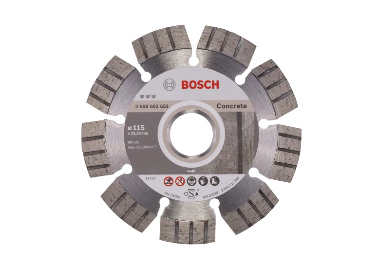 Diamanttrennscheibe  115mm Bosch Best for Concrete