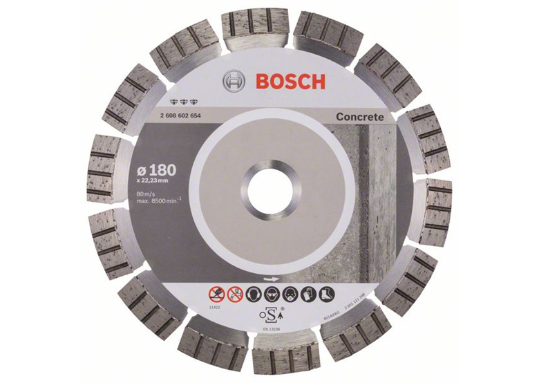 Diamanttrennscheibe  180mm Bosch Best for Concrete