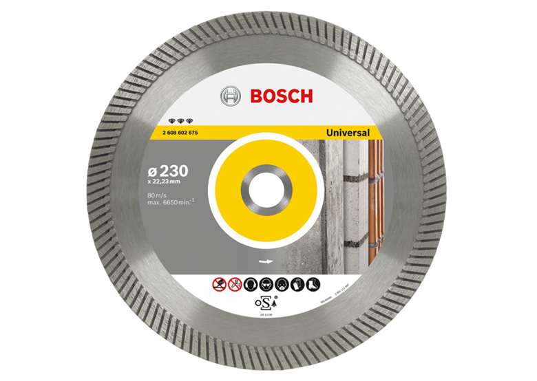 Diamanttrennscheibe  230mm Bosch Best for Universal Turbo