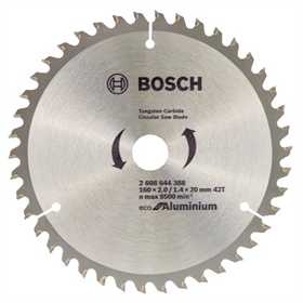 Sägeblatt für Aluminium 160x20mm T42 Bosch ECO Alu