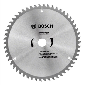 Kreissägeblatt für Aluminium 190x20mm T54 Bosch ECO Alu