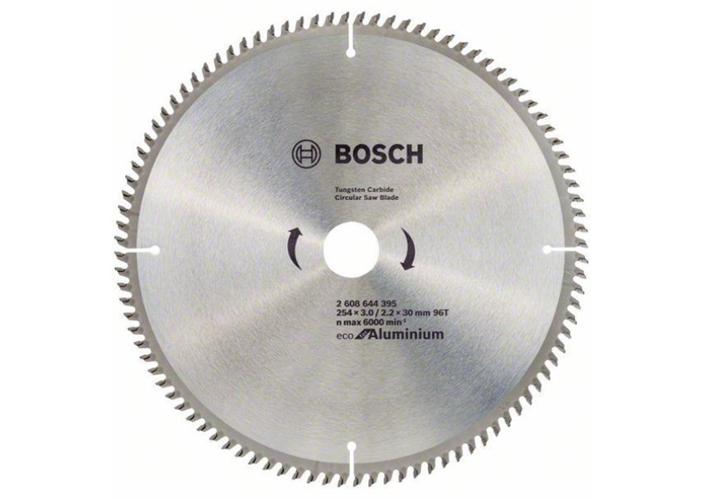 Sägeblatt für Aluminium 254x30mm T80 Bosch ECO Alu