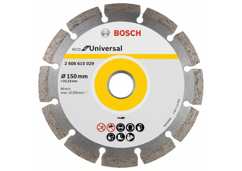 Diamanttrennscheibe  150x22,23mm 10 Stück Bosch ECO for Universal