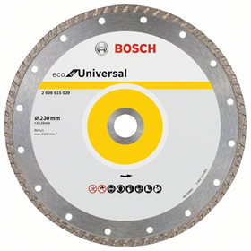 Diamanttrennscheibe  230x22,23mm 10 Stück Bosch ECO for Universal Turbo