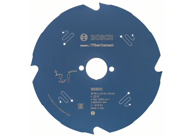 Kreissägeblatt 184x30mm T4 Bosch Expert for Fiber Cement