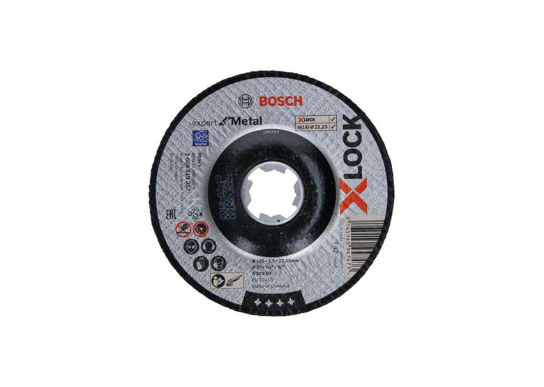 Schruppscheibe X-Lock 125mm Bosch Expert for Metal