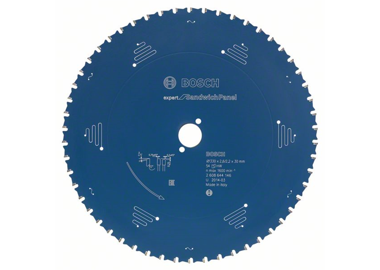 Kreissägeblatt Expert for Sandwich Panel 210x30mm T36 Bosch Expert for Sandwich Panel