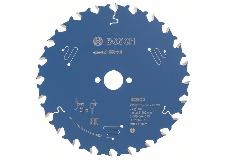 Kreissägeblatt 160x20x2,2mm T24 Bosch Expert for Wood