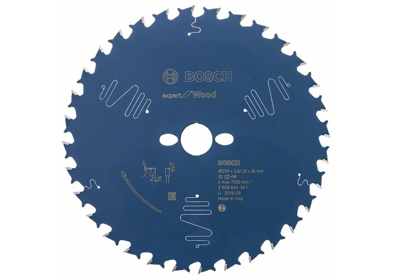 Kreissägeblatt 254x30mm T32 Bosch Expert for Wood