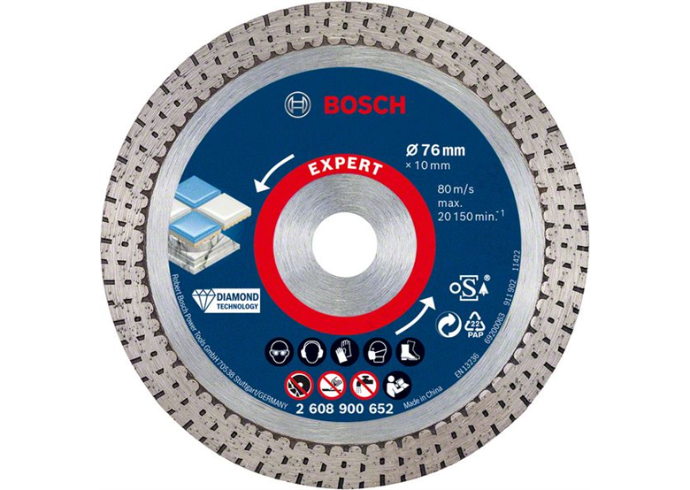 Diamanttrennscheibe 76x1,5x10mm Bosch EXPERT HardCeramic 76mm