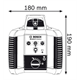 Rotationslaser Bosch GRL 300 HV + LR1 + RC1 + WM4