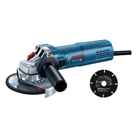 Winkelschleifer mit Multi Wheel Scheibe Bosch GWS 9-125 S