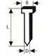 Senkkopf-Stift 1.6mm Bosch SK64-20 50G