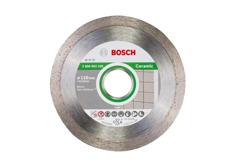 Diamanttrennscheibe  110 mm Bosch Standard for Ceramic