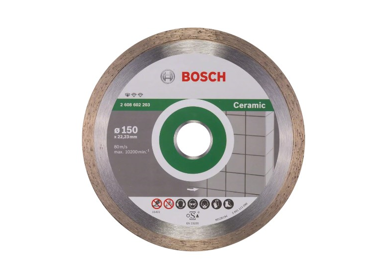 Diamanttrennscheibe 180x22,23x,1,6mm Bosch Standard for Ceramic