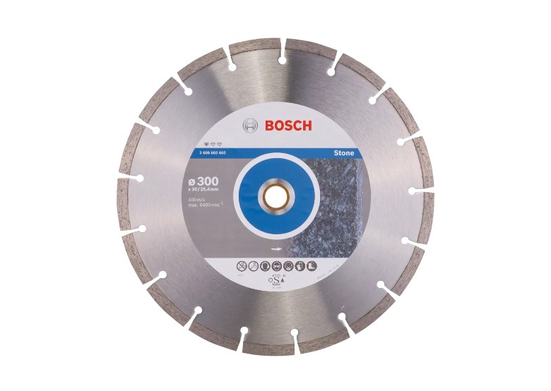 Diamanttrennscheibe 300x20/25,4x3,1mm Bosch Standard for Stone