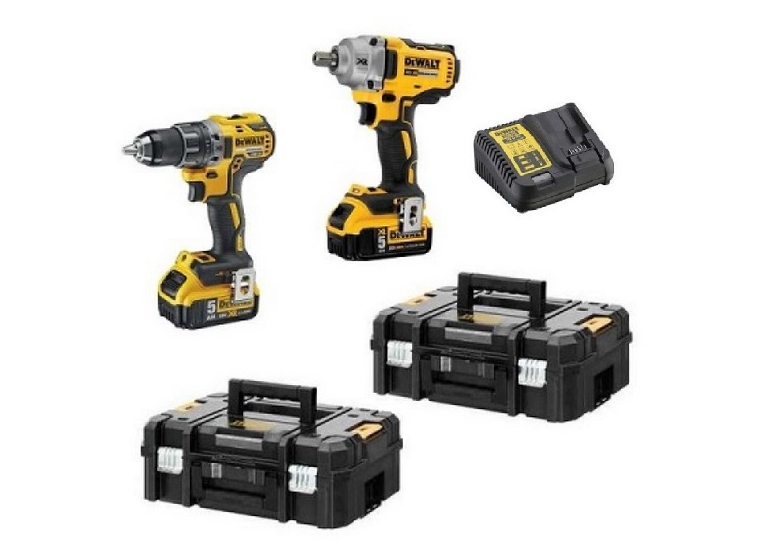 Werkzeugset 18V DeWalt DCK2077P2T