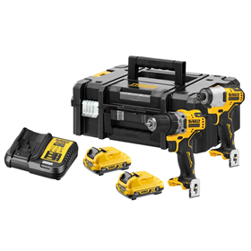 Werkzeugset 12V DeWalt DCK2110L2T