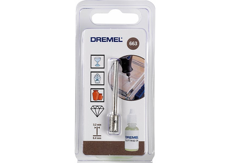 Glasbohrer Dremel 787