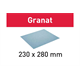 Schleifpapier Granat Festool 230x280 P100 GR/10