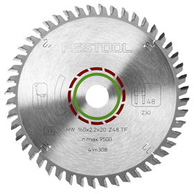 Spezial-Sägeblatt Festool LAMINATE/HPL HW 160x2,2x20 TF48