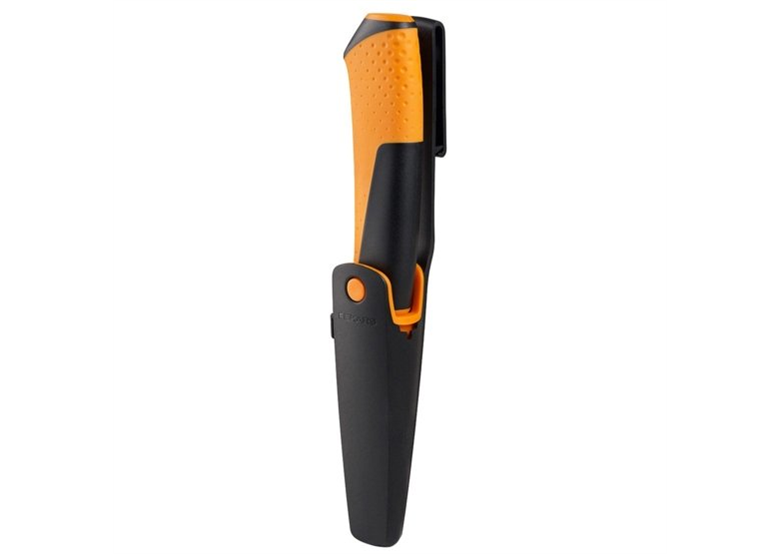 Universalmesser mit integriertem Schärfer (orange) Fiskars 1023618