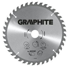 Circular saw blade 185mm Graphite 55H601