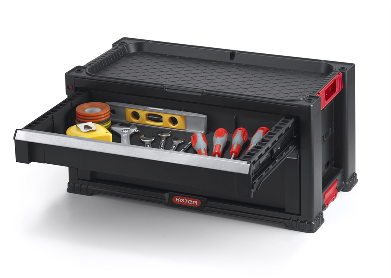 Regal mit zwei Schubladen Tool Chest Keter Pro