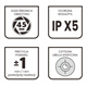 Optisches Nivelliergerät LaserTECH Measurement Solutions 38x Long Range (IP X5)