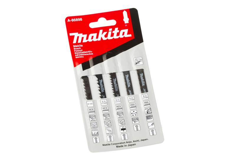 Stichsägägeblätter- Set Super Express 5 Stück Makita A-86898