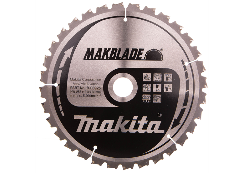 Scheibe  MAKBLADE  MSC25532G 255x30mm T32 Makita B-08925