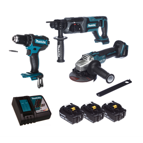 Werkzeugset 18V Makita DLX3078TX1