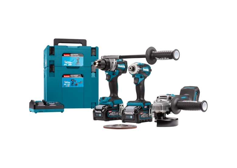 Combo Set XGT 40V Max Makita XGT DK0125G301 2x4,0Ah MAKPAC 2, MAKPAC 4