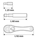 38-tlg. Bits mit Griff Neo 06-105