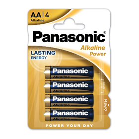 Batterie Alkaline AA/AM 4 Stk. Panasonic ALKALINE