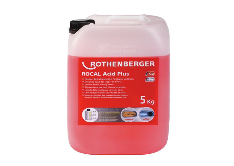 Entkalkungschemie ROCAL Acid Plus 5kg Rothenberger 61105