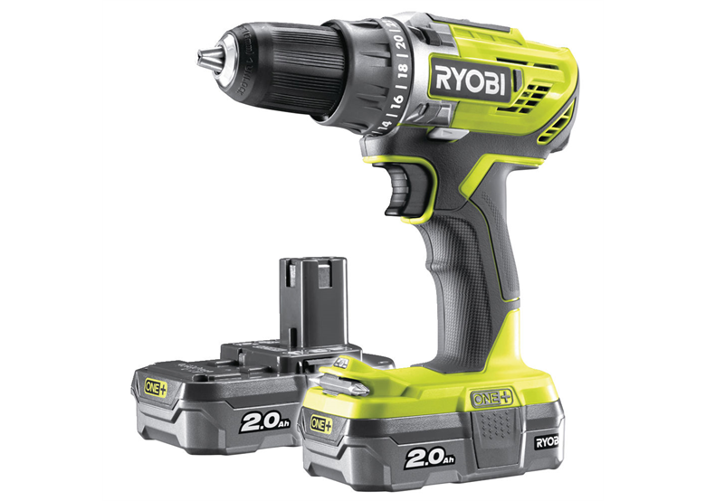 Akku-Bohrschrauber Ryobi ONE+ ONE+ R18DD3-220S 2x2,0Ah