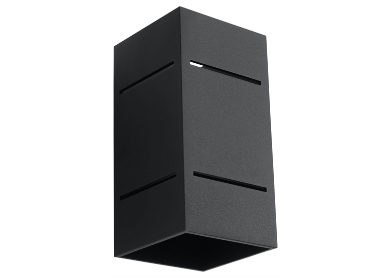 Wandleuchte BLOCCO schwarz Sollux Lighting Deep Space