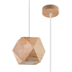 Pendelleuchte WOODY Natural Holz Sollux Lighting Peach Puff