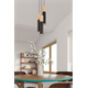 Pendelleuchte PABLO 3 schwarz Sollux Lighting Peach Puff