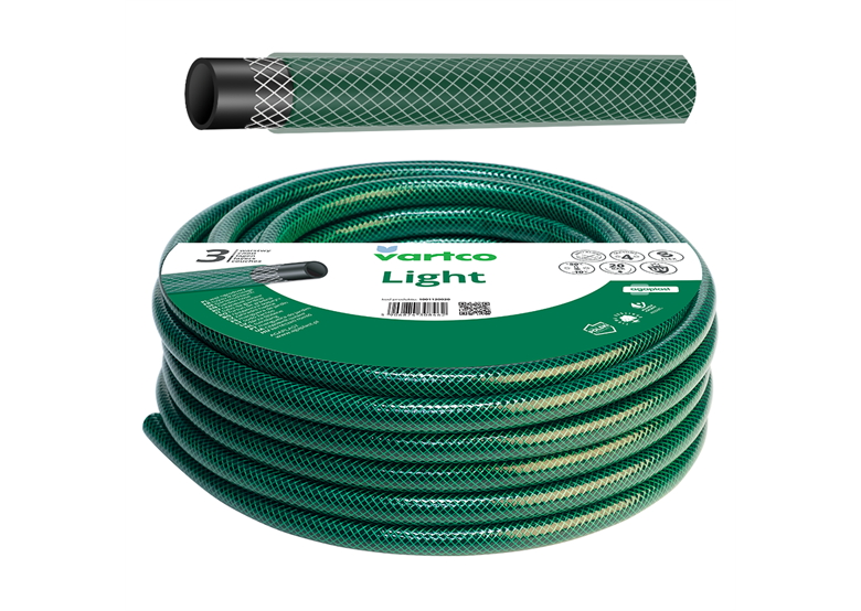 Gartenschlauch 1" 10m 3-lagig LIGHT Vartco LIGHT 1001100010