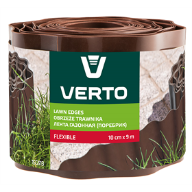 Gartenrand 10 cm x 9 m, braun Verto 15G513