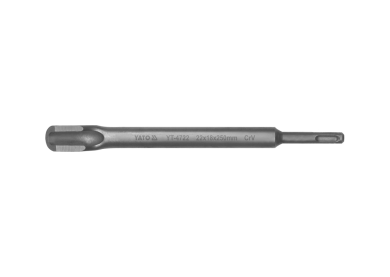 Hohlmeißel sds plus 22 x 18 x 250 mm crv Yato YT-4722